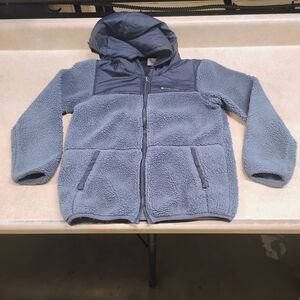 Columbia Kid's Fleece Navy Blue Sweater with Hood
